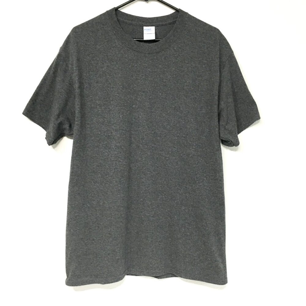 Port & Company Men's Gray T-Shirt Size Large